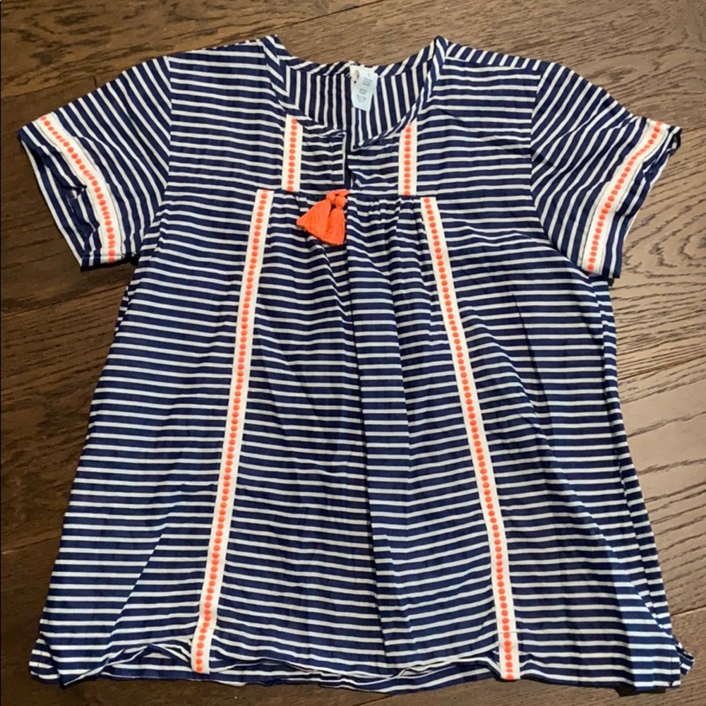 crewcuts by j crew girls striped summer blouse